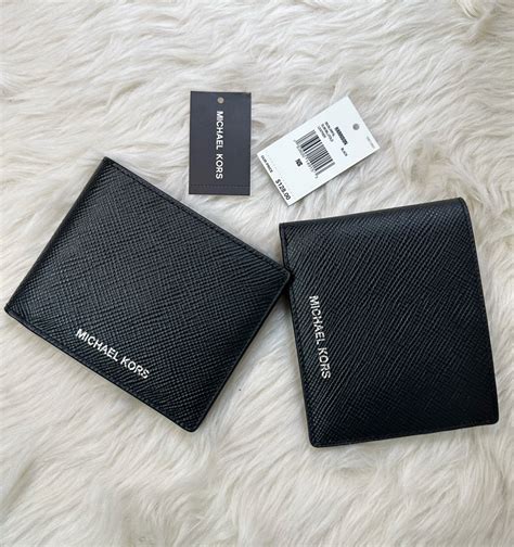 michael michael kors michael kors men's harrison slim rfid billfold|Harrison Logo Billfold Wallet With Passcase .